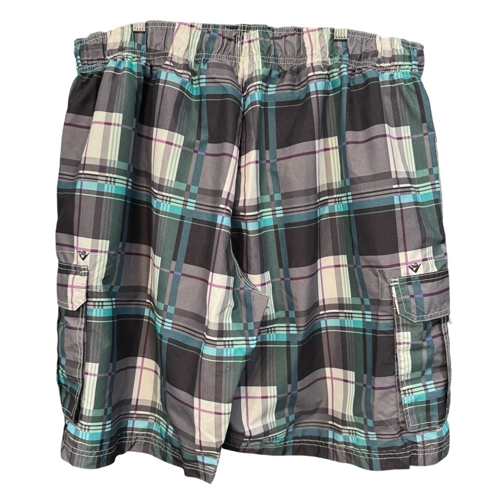 Kanu Surf Plaid Board Shorts Swim Trunks Men’s XXL - Picture 3 of 6